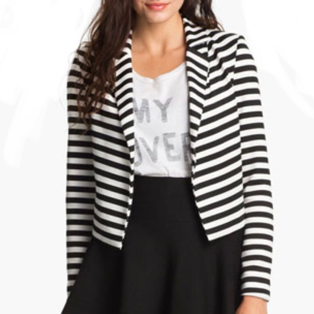Robbi & Nikki by Robert Rodriguez striped blazer size medium